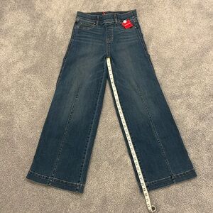 NWT Spanx seamed front wide leg jean